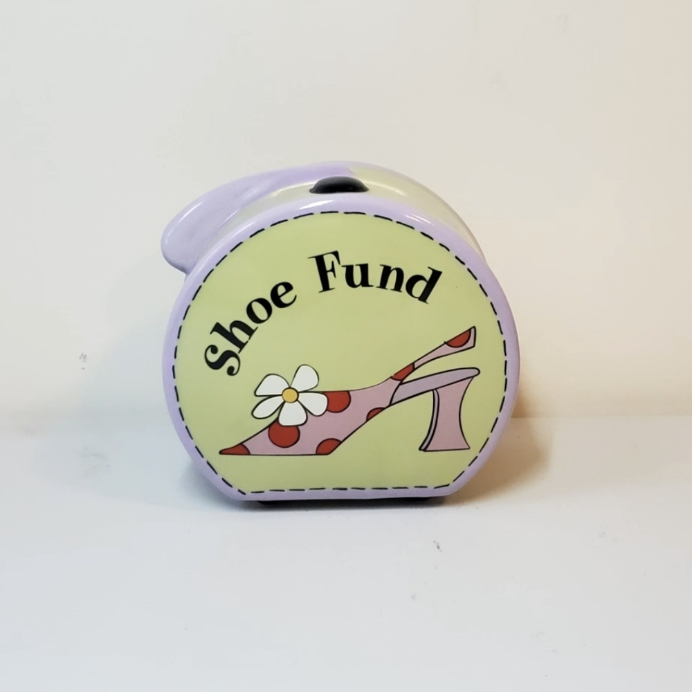 ASP Vintage Ceramic Shoe Fund Coin Bank